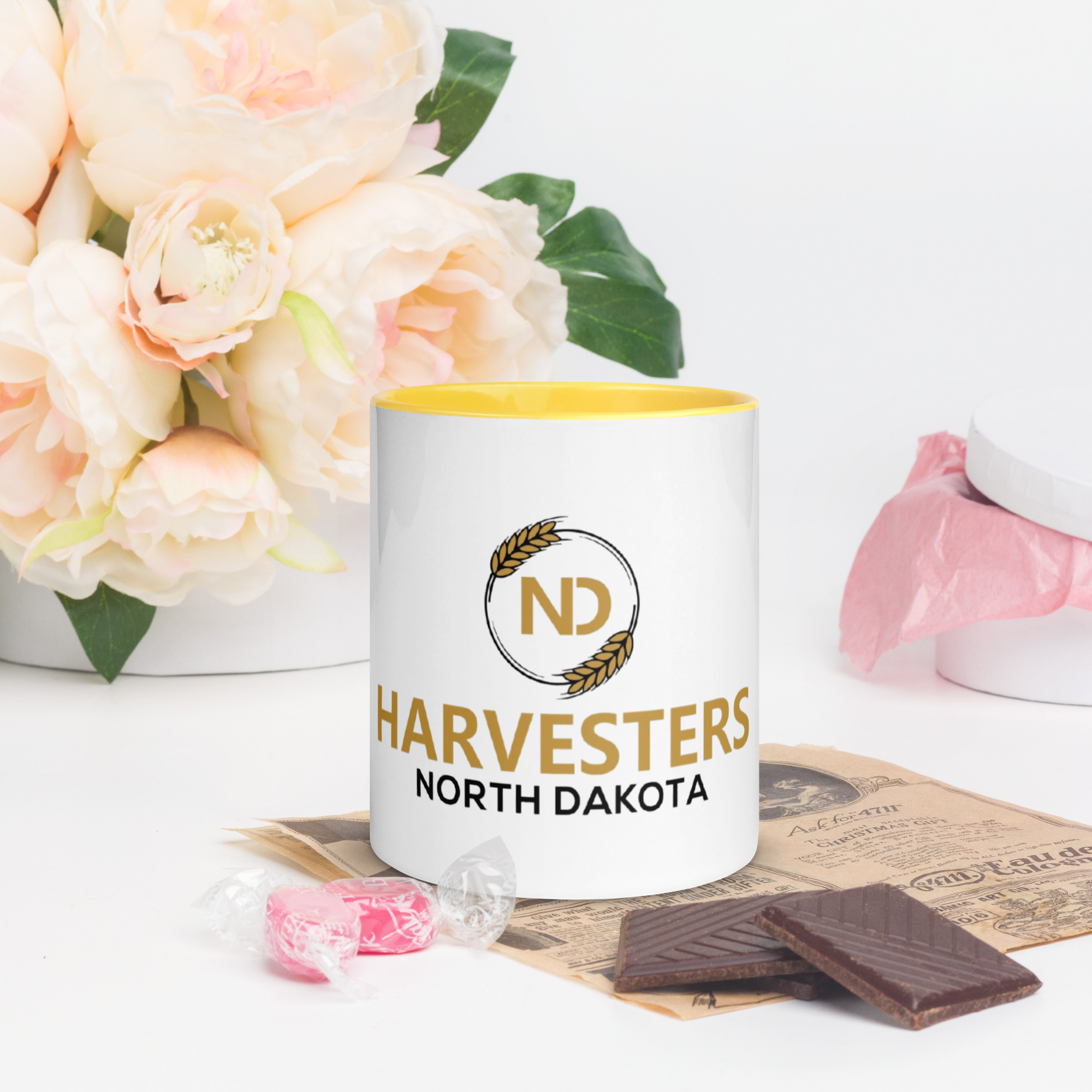 Harvesters Mug with Color Inside - Image 6